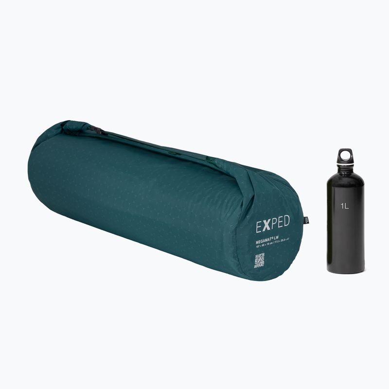 Exped MegaMat self-inflating mat dark green 6