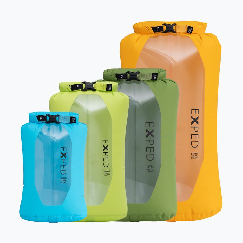 Exped Drybag Versa Clear 3 l cyan waterproof bag 3