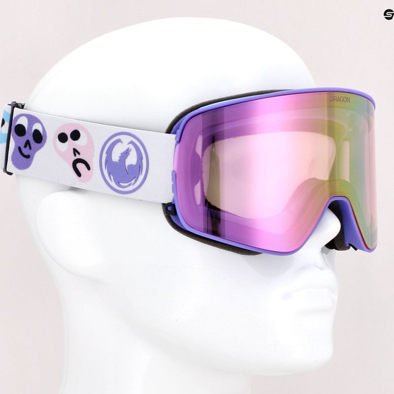 DRAGON NFX2 danny davis/lumalens pink ion/lumalens dark smoke ski goggles 40458-109 7