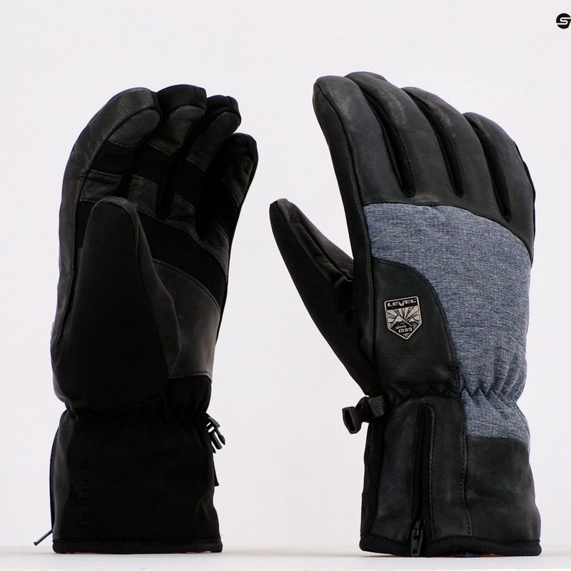 Level Sharp ski gloves grey 3330 8