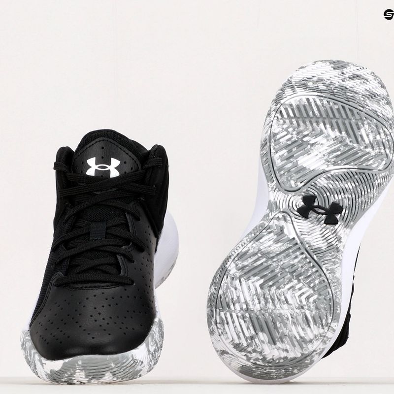 Under Armour GS Jet '21 001 children's basketball shoes black and white UAR-3024794001-001-4.5 10