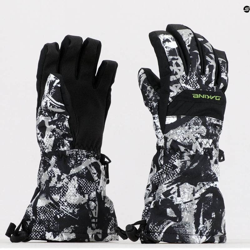 Dakine Yukon children's snowboard gloves black-grey D10003195 6