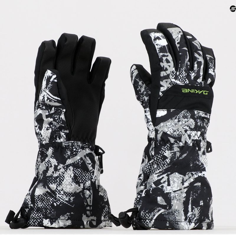 Dakine Yukon children's snowboard gloves black-grey D10003195 7