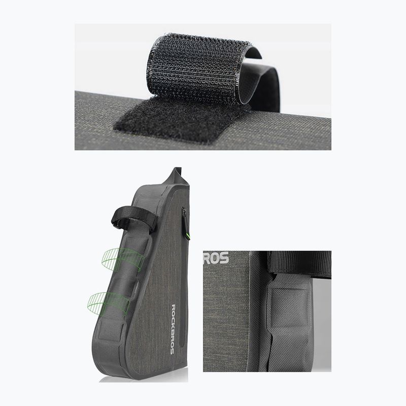 Rockbros bicycle frame bag AS-017 5 l dark green 4