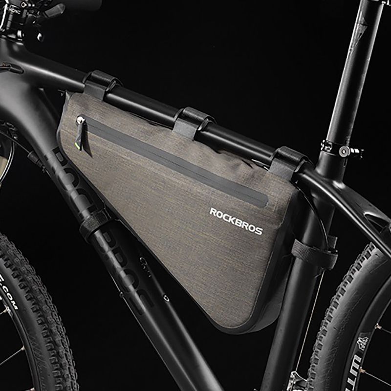 Rockbros bicycle frame bag AS-017 5 l dark green 6