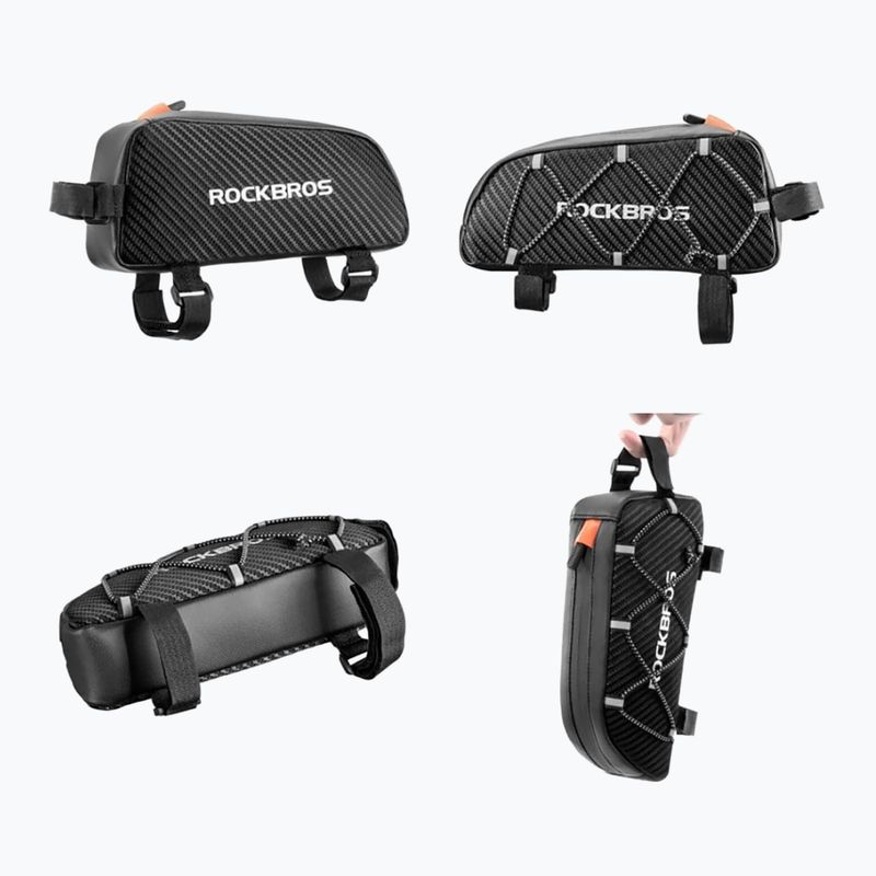 Rockbros bike frame bag 1 l black 2