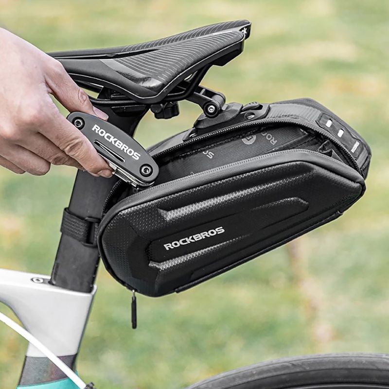 Bicycle under-saddle bag Rockbros B69 1,8 l black 7
