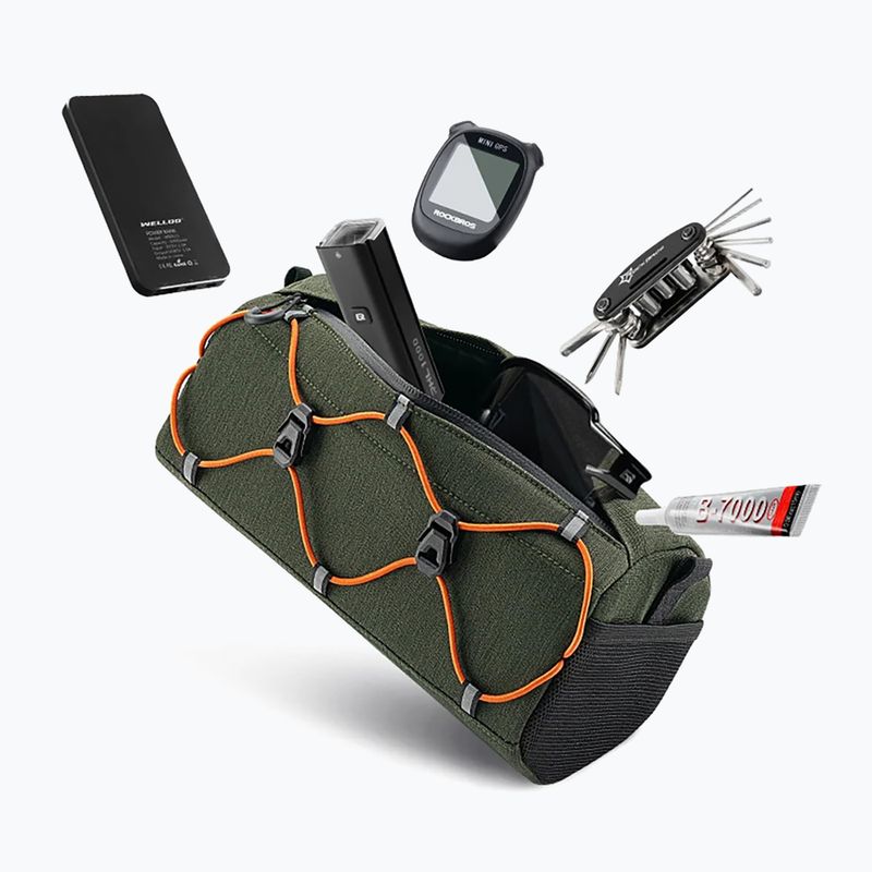 Rockbros handlebar bike bag 30110054 2.2 l green 2
