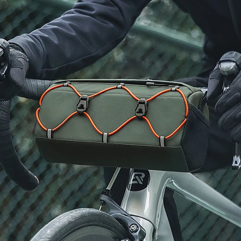 Rockbros handlebar bike bag 30110054 2.2 l green 4