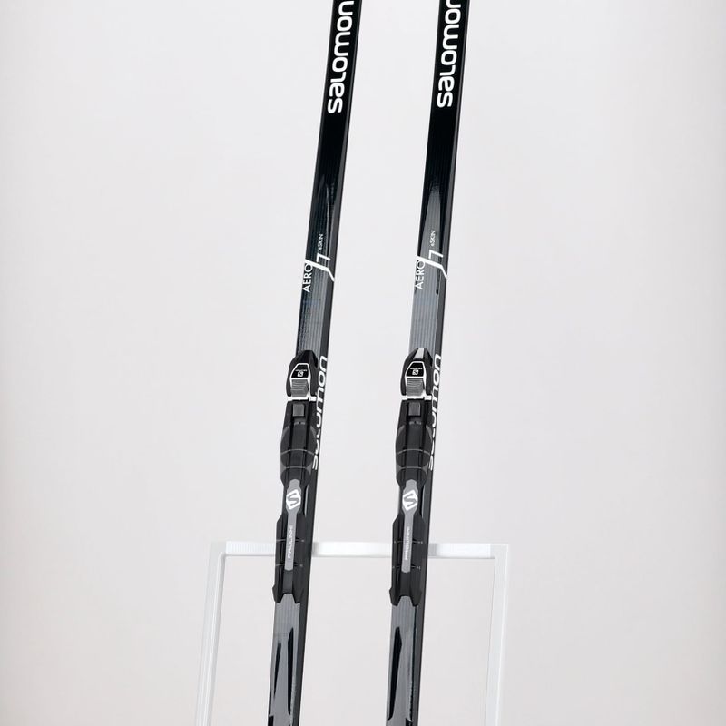 Salomon Aero 7 Eskin + Prolink Access cross-country ski black/red L412131PM 14