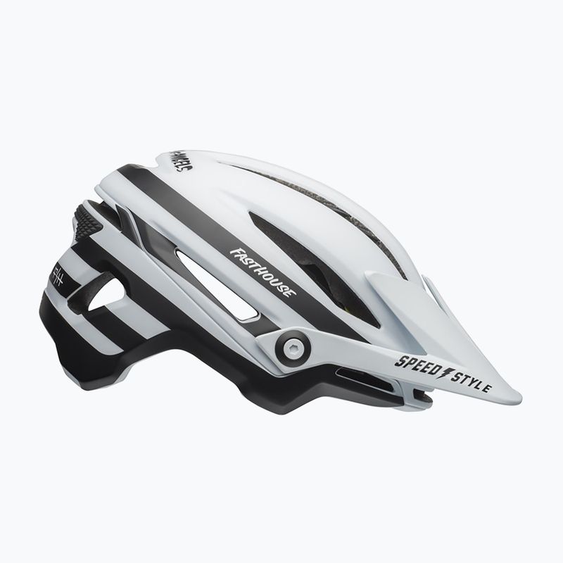 Bell Sixer Integrated MIPS fasthouse stripes matte white/black bike helmet 2