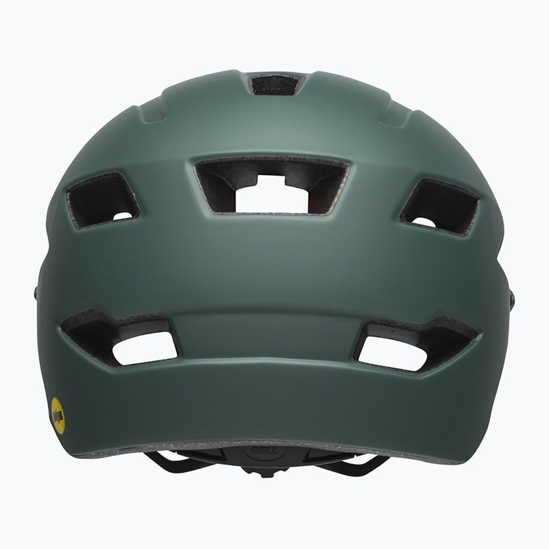 Bell Sidetrack Integrated MIPS matte dark green/orange children's bike helmet 3