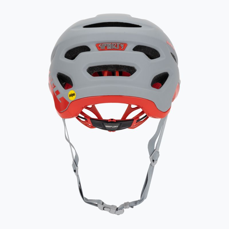Bike helmet Bell 4Forty Integrated MIPS matte gloss gray/crimson 4