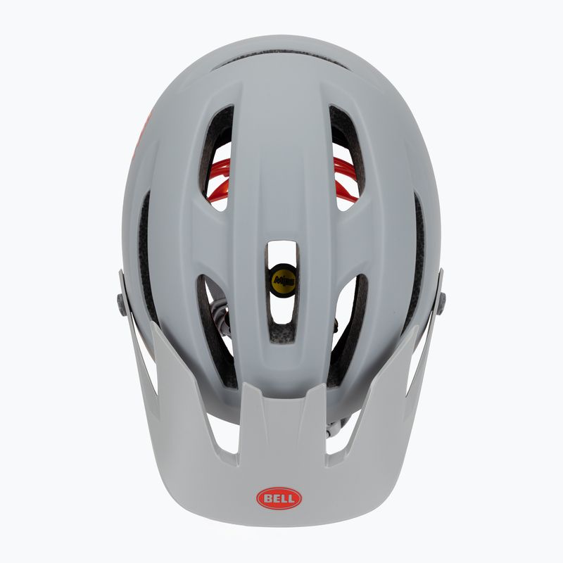 Bike helmet Bell 4Forty Integrated MIPS matte gloss gray/crimson 6