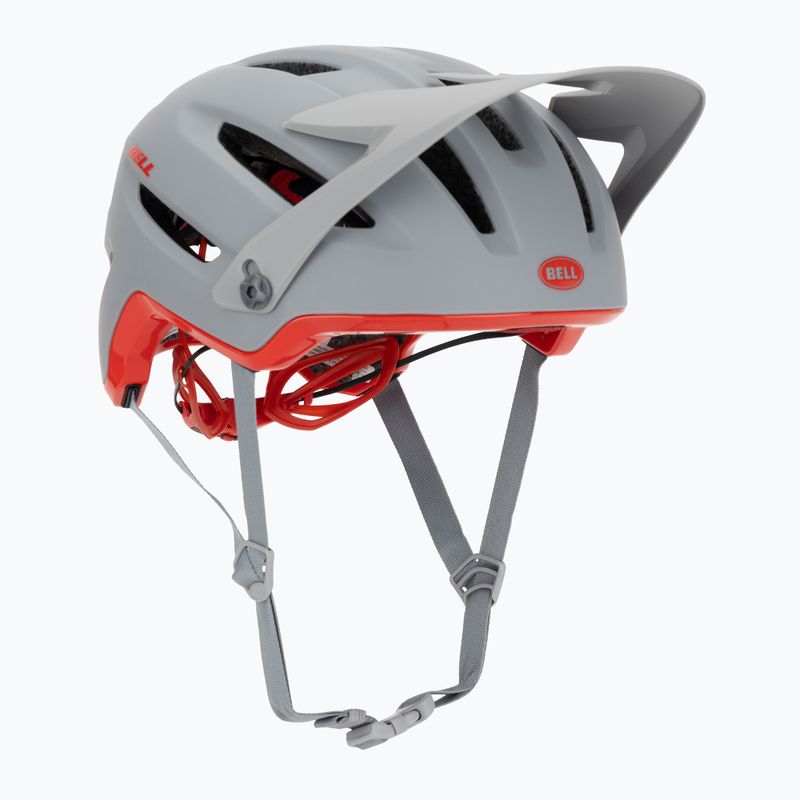 Bike helmet Bell 4Forty Integrated MIPS matte gloss gray/crimson 8
