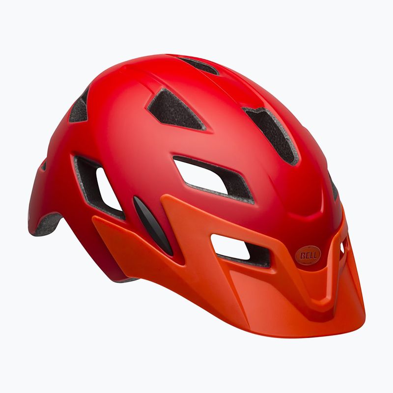 Bell Sidetrack matte red/orange children's bike helmet