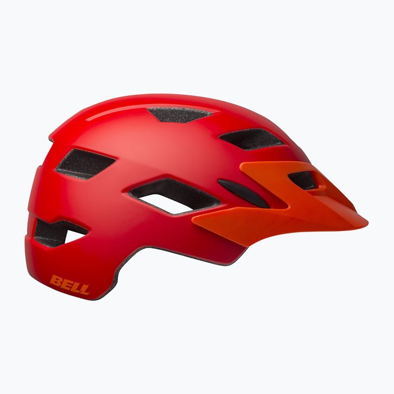 Bell Sidetrack matte red/orange children's bike helmet 2