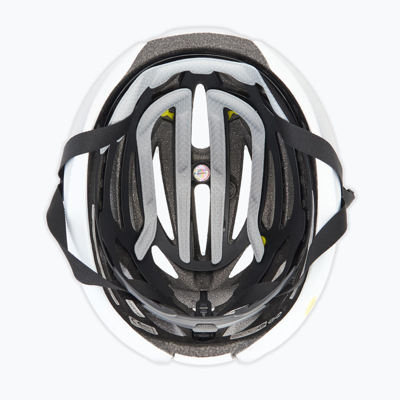 Giro Syntax Integrated MIPS matte white/silver bike helmet 6