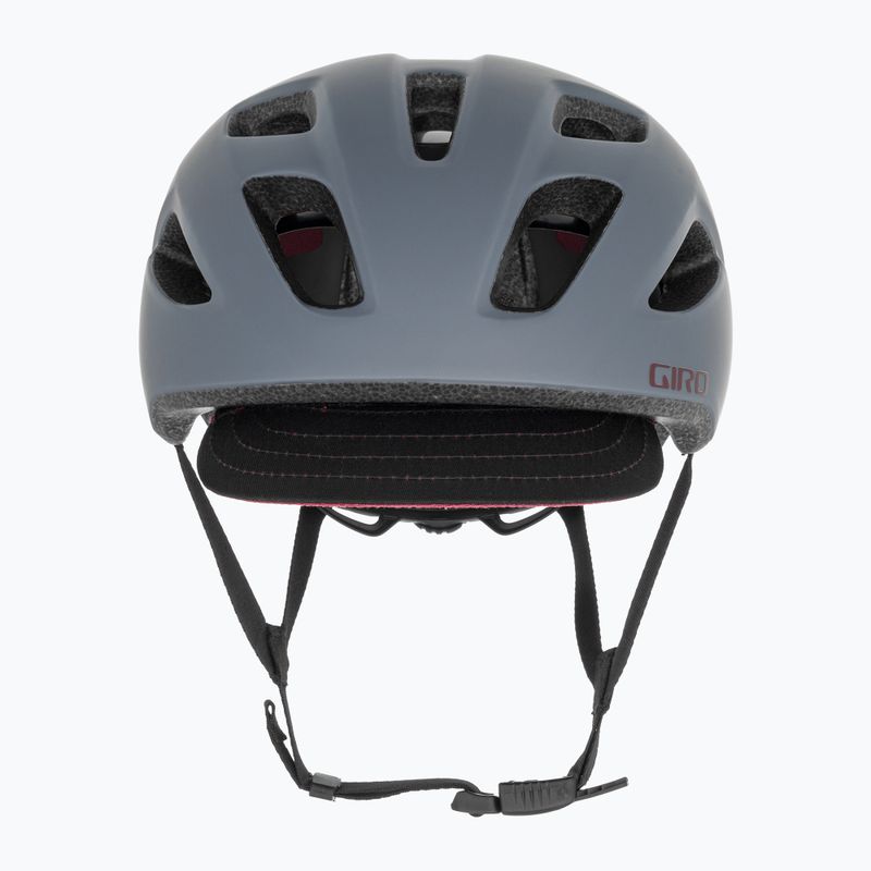 Giro Cormick Integrated MIPS bike helmet matte grey maroon 2