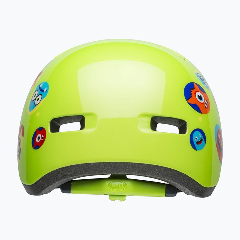 Bell Lil Ripper monsters gloss green children's bike helmet 3