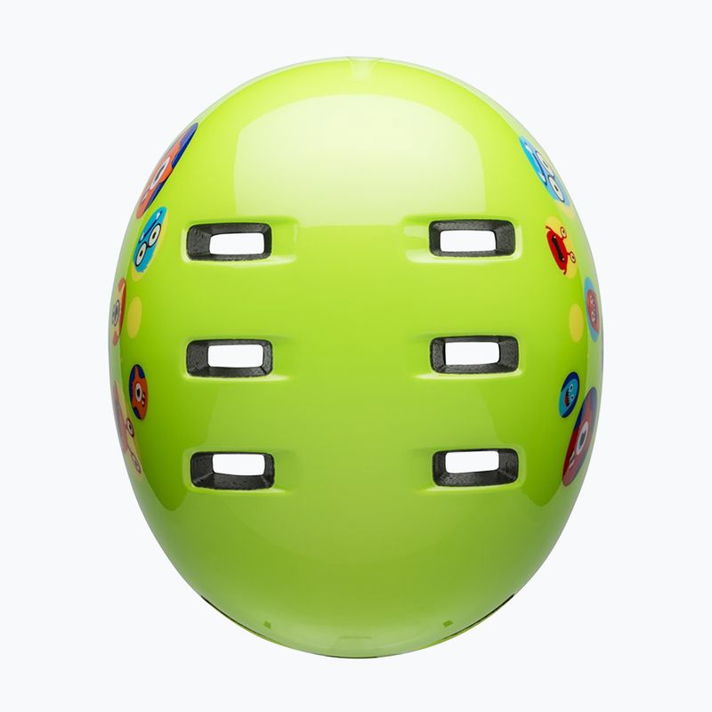 Bell Lil Ripper monsters gloss green children's bike helmet 4