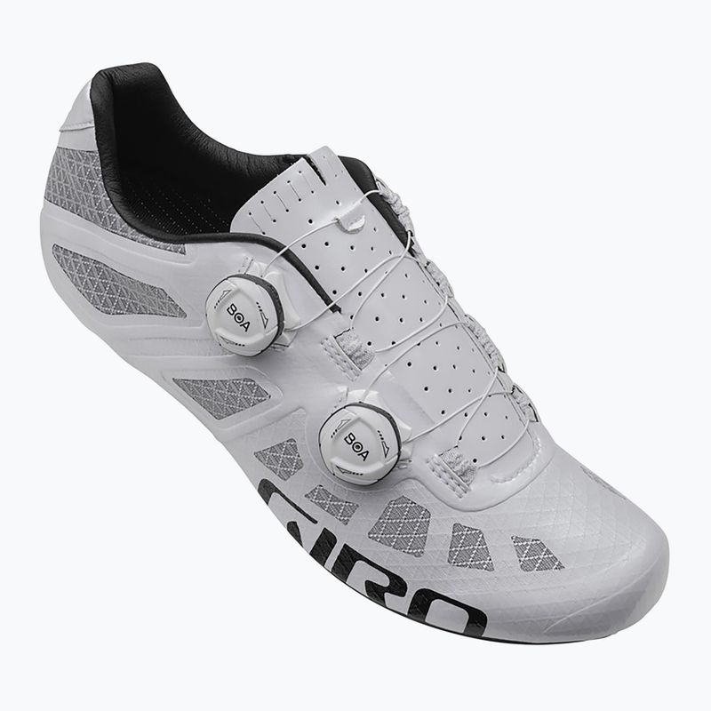 Men's Giro Imperial Boa white road shoes 2