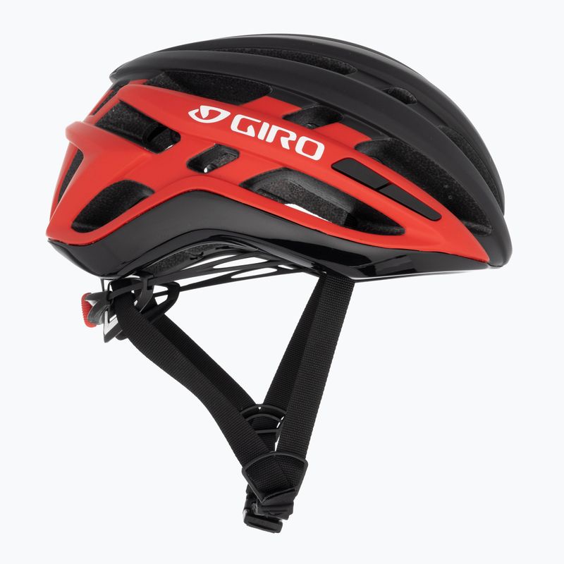 Giro Agilis bike helmet matte black bright red 4