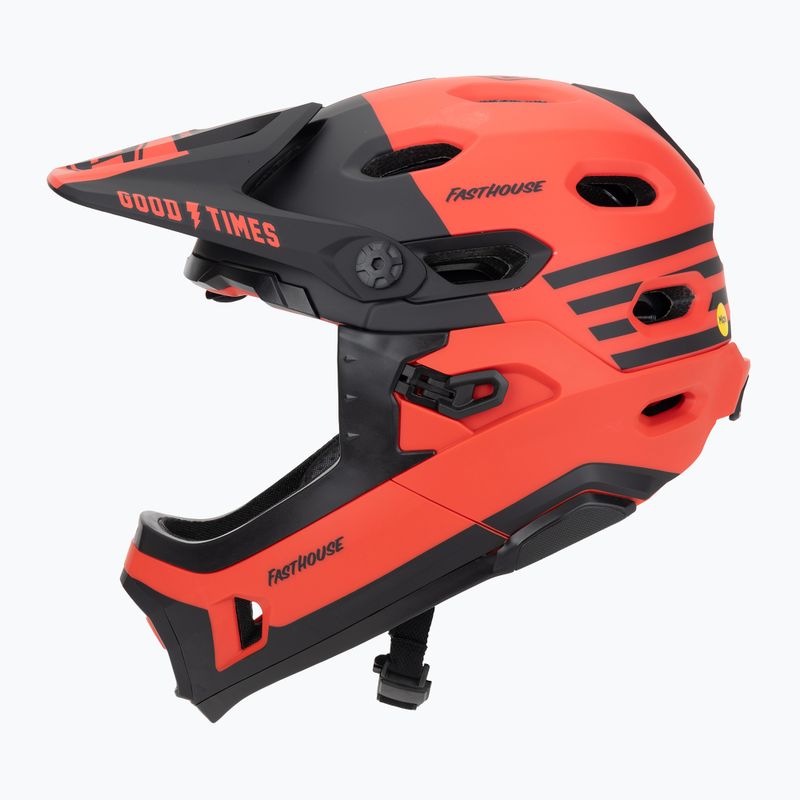 Bell bike helmet FF Super DH MIPS Spherical fasthouse matte gloss red/black 3