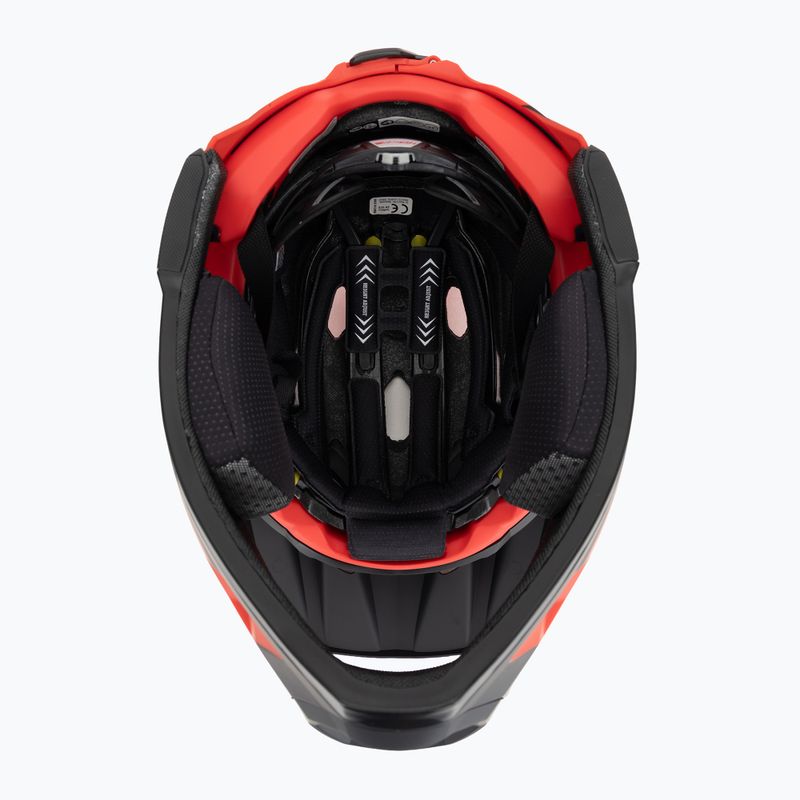 Bell bike helmet FF Super DH MIPS Spherical fasthouse matte gloss red/black 5