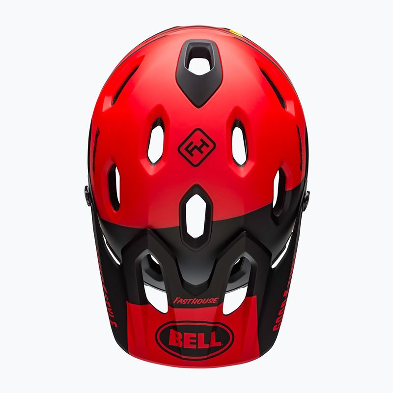 Bell bike helmet FF Super DH MIPS Spherical fasthouse matte gloss red/black 5