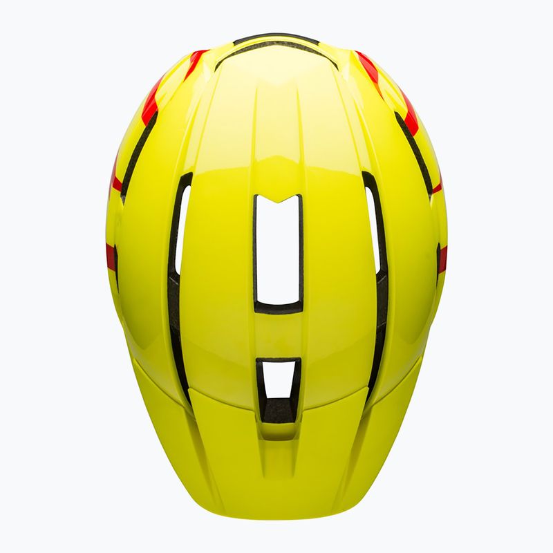 Bell Sidetrack II Jr children's bike helmet gloss hi-viz/red 4