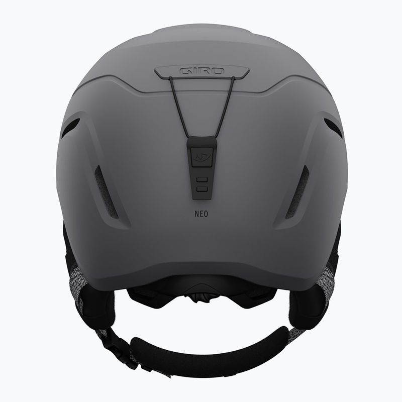 Giro Neo matte charcoal ski helmet 4