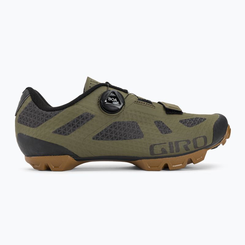 Men's MTB cycling shoes Giro Rincon olive rubber 2