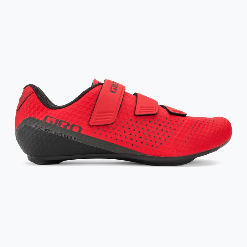 Men's road shoes Giro Stylus bright red 2