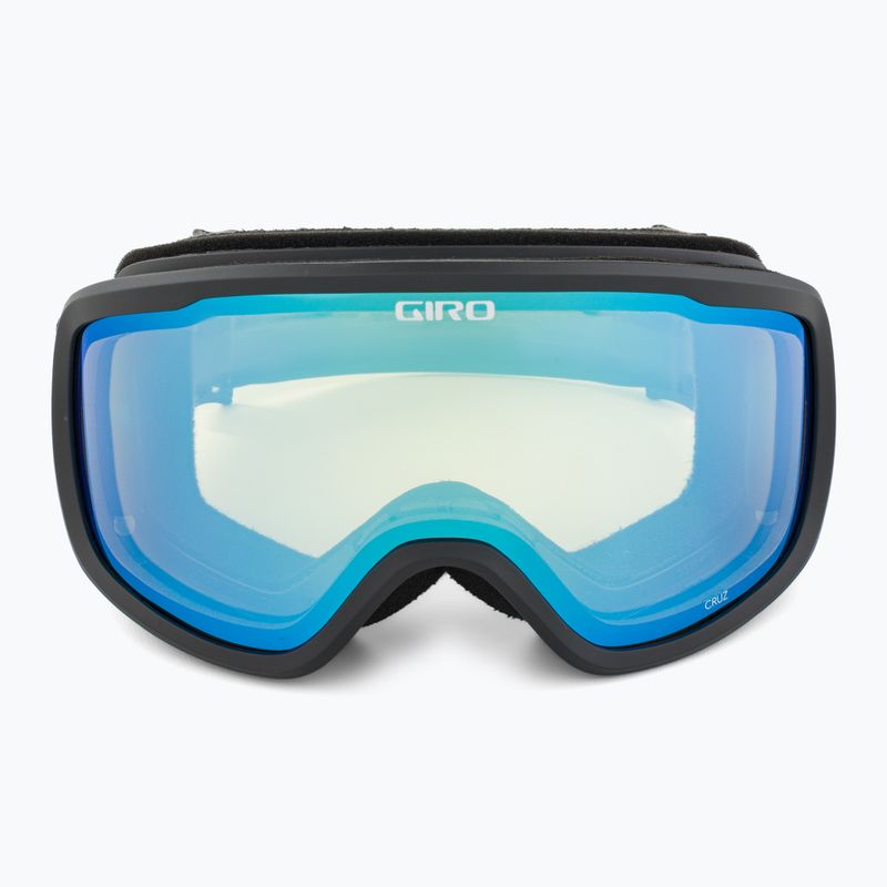 Giro Cruz black wordmark/yellow boost ski goggles 2