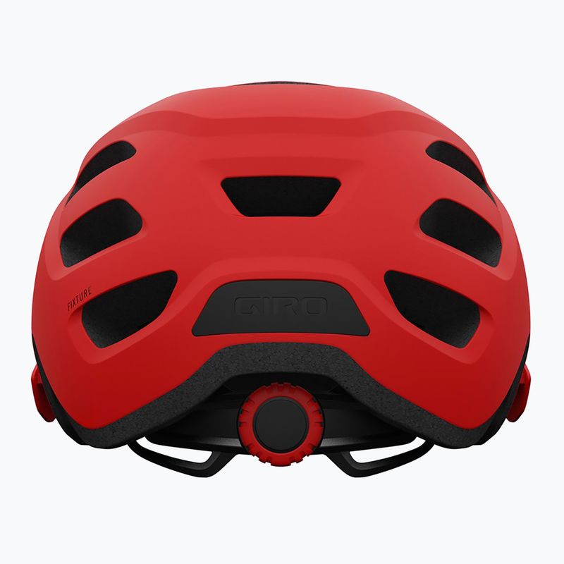 Giro Fixture Integrated MIPS bike helmet matte trim red 3