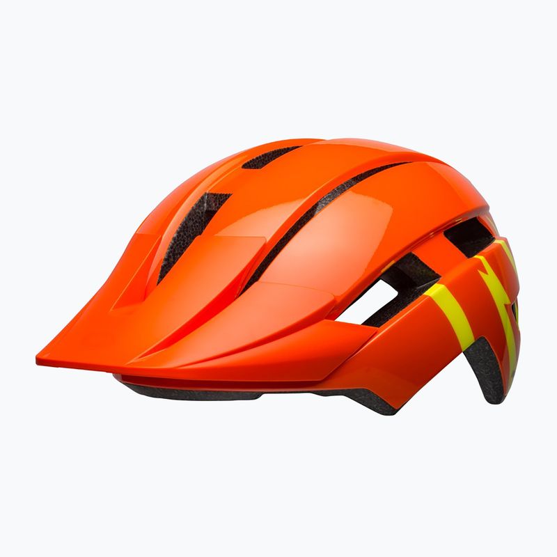 Bell Sidetrack II children's bike helmet orange yellow