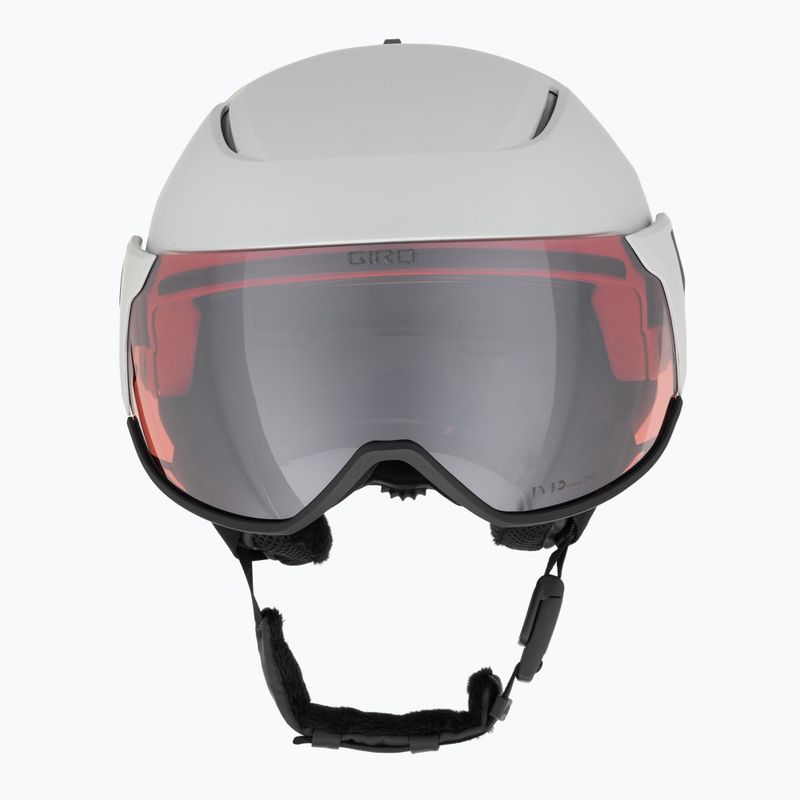 Giro Orbit Spherical matte light grey/vivid ember ski helmet 2