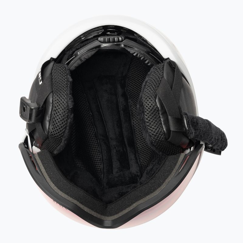 Giro Orbit Spherical matte light grey/vivid ember ski helmet 6