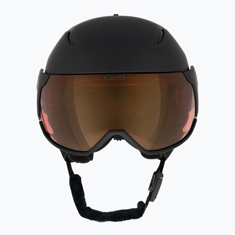 Women's ski helmet Giro Aria Spherical matte black/vivid cooper 2
