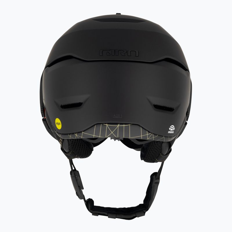 Women's ski helmet Giro Aria Spherical matte black/vivid cooper 3