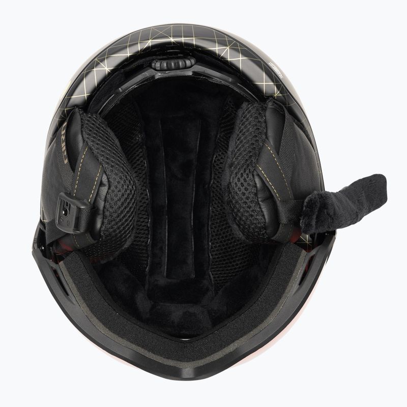 Women's ski helmet Giro Aria Spherical matte black/vivid cooper 6