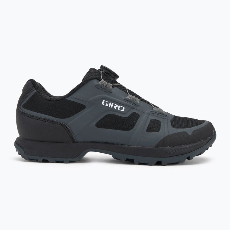 Men's MTB cycling shoes Giro Gauge Boa dark shadow/black 2