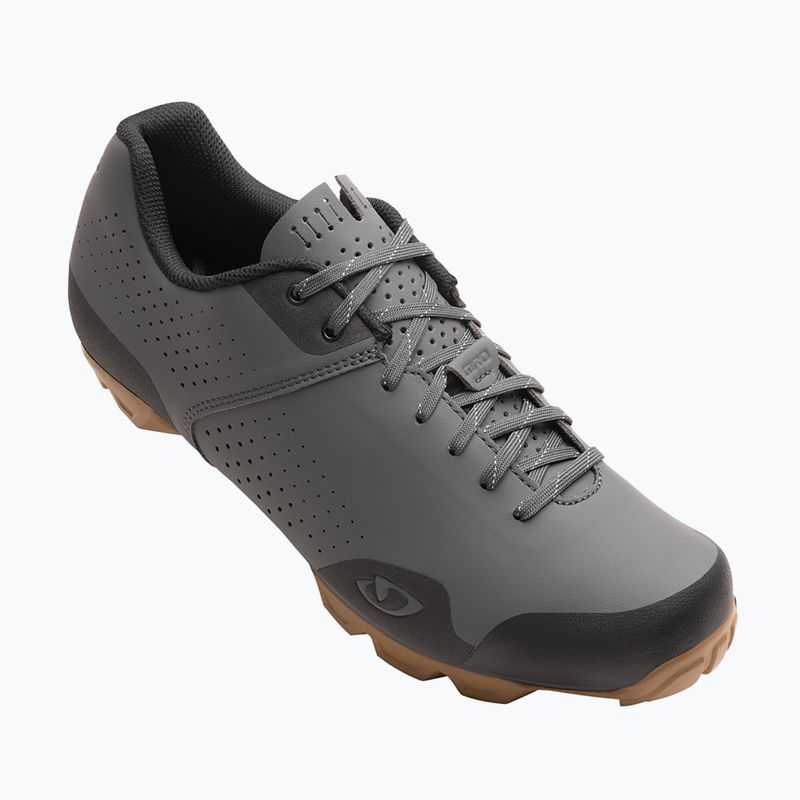 Men's MTB cycling shoes Giro Privateer Lace dark shadow rubber