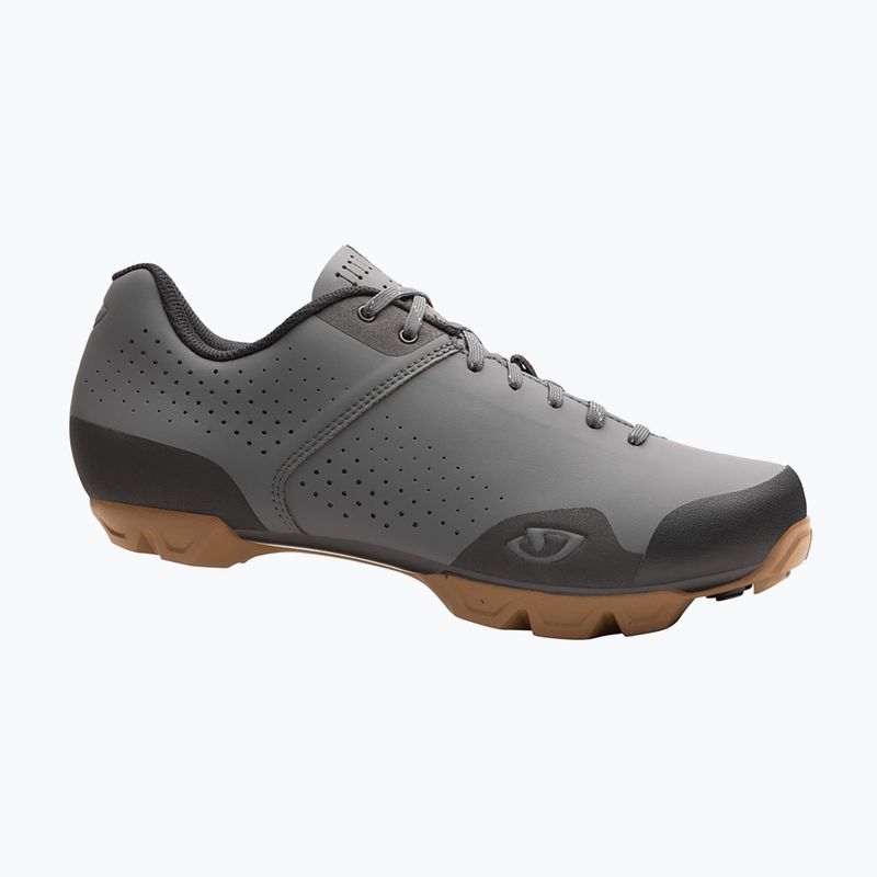 Men's MTB cycling shoes Giro Privateer Lace dark shadow rubber 2