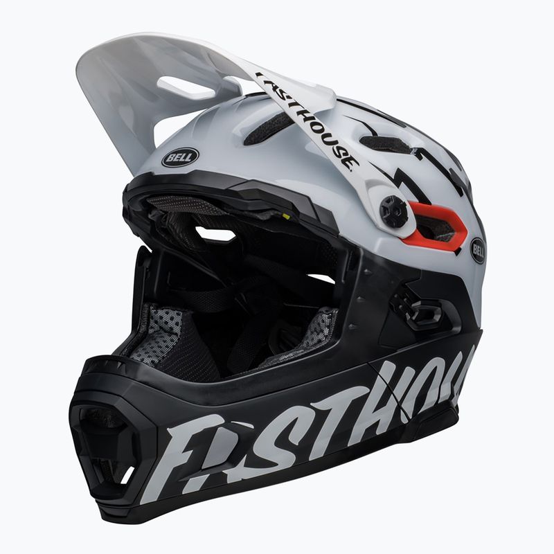 Bell bike helmet FF Super DH MIPS Spherical fasthouse matte gloss black/white