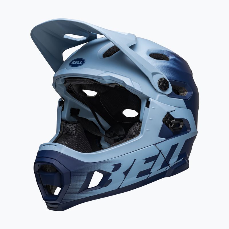 Bell FF Super DH MIPS Spherical matte light blue/navy bike helmet