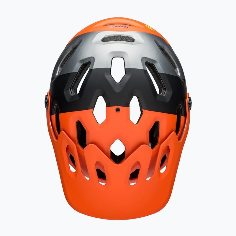 Bell Full Face Super 3R MIPS matte orange/black bike helmet 6