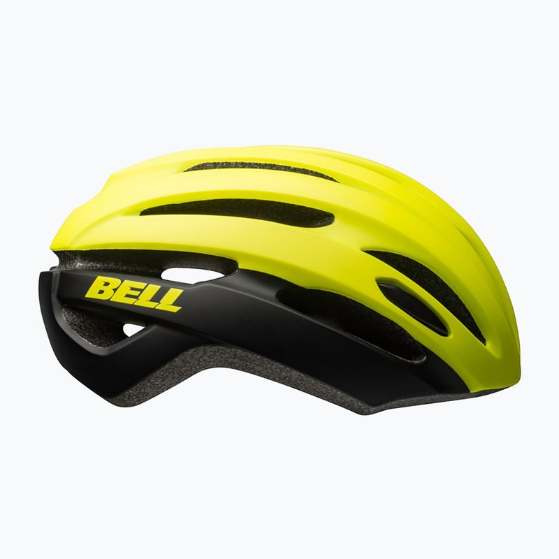 Bell Avenue matte gloss hiviz/black bike helmet 2