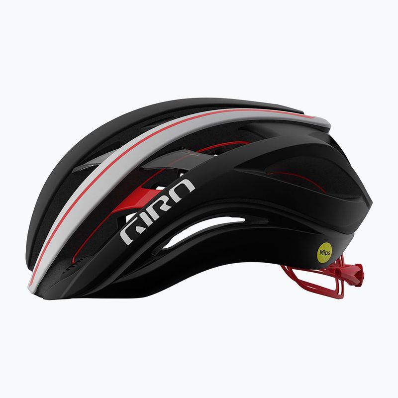 Giro Aether Spherical MIPS matte black/white/red bicycle helmet 2